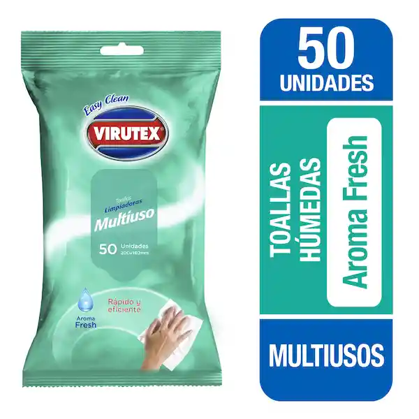 Virutex Toallita Húmeda Multiuso Aroma Fresh