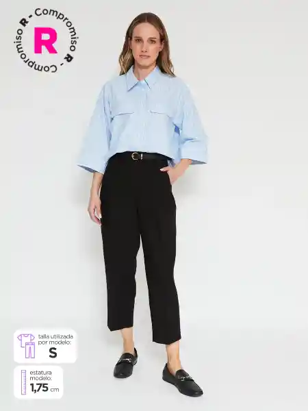 Marquis Pantalón Sinto C Negro L S25