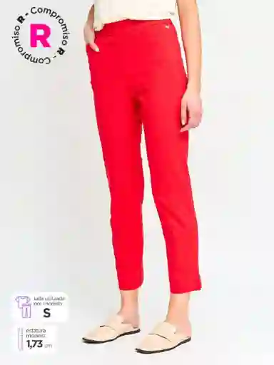 Cacharel Pantalón Abdo 1 e Ess Rojo L S25