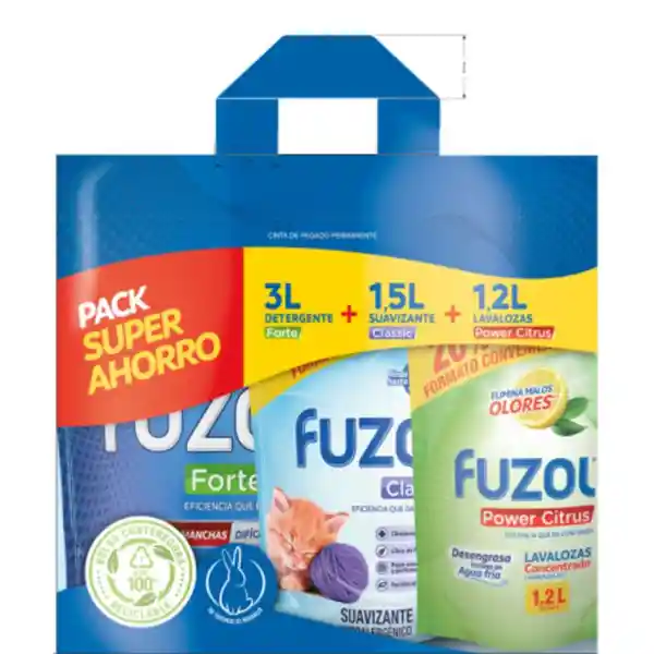 Fuzol Pack Detergente Multi Categoria