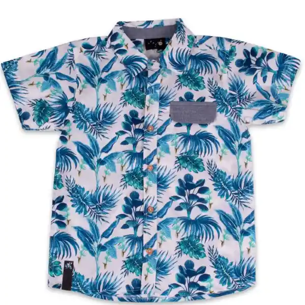 Camisa Niño Azul Talla 4 A Pvy837-23Azu Pillín