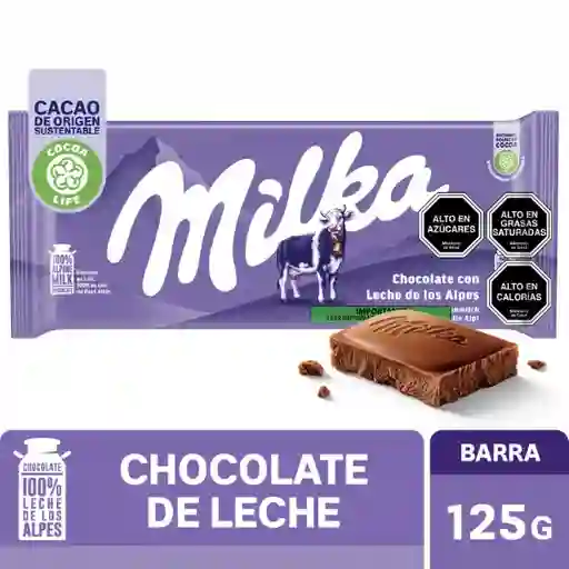 2 x Chocolate Leche Alpine Milk Milka 125 Gr