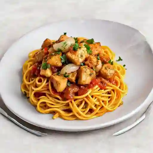 Spaguetti a la Huancaina