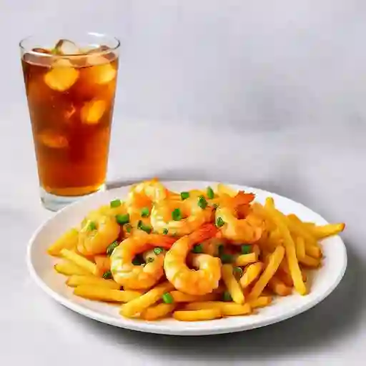 Colación Papas Fritas con Camarón Mongoliano 5 de Wanta