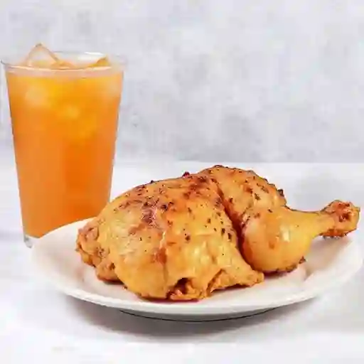 1/4 De Pollo + Bebida 500ml