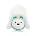 Miniso Peluche Polar Con Lentes Blanco 38 cm