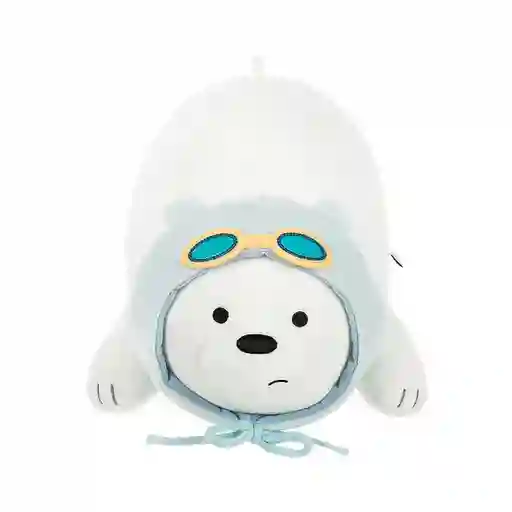 Miniso Peluche Polar Con Lentes Blanco 38 cm