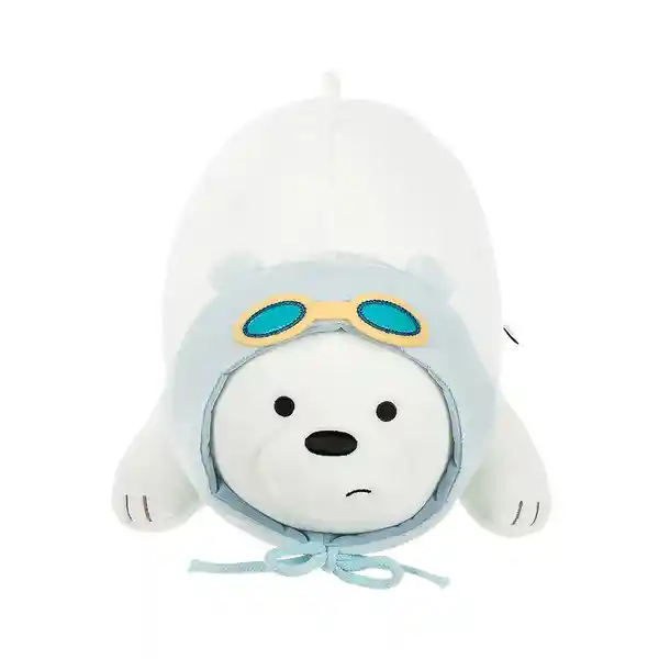 Miniso Peluche Polar Con Lentes Blanco 38 cm