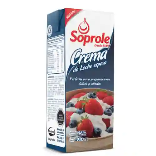 Crema Espesa Soprole 200G
