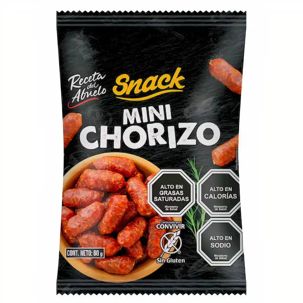  Receta Del Abuelo Snack Mini Chorizo 
