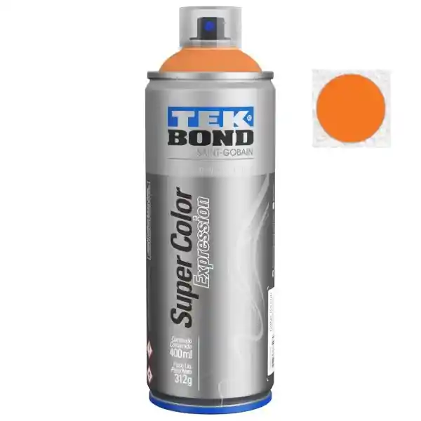 Tekbond Pintura Expression Orange en Aerosol