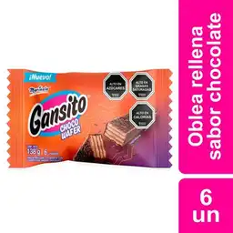 Marinela Oblea Gansito Rellena Sabor Chocolate