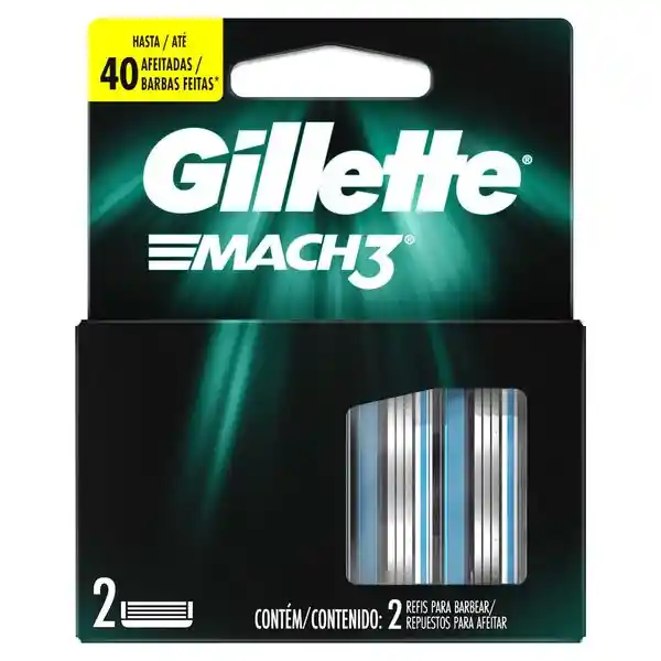 Gillette Repuesto Máquina de Afeitar Mach3