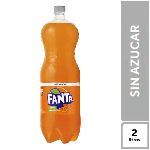Fanta Naranja Sin Azúcar 2 L