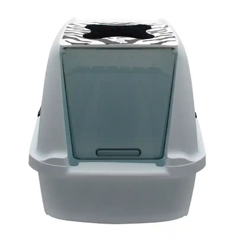 CatIt Baño Con Cubierta Atigrado Jumbo Large