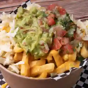 Papas Fritas Guacamole Queso - Gigantes