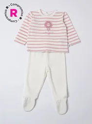 Baby Harvest Pijama Osito Plush2Pcs G es Tt Crudo Talla 0/3