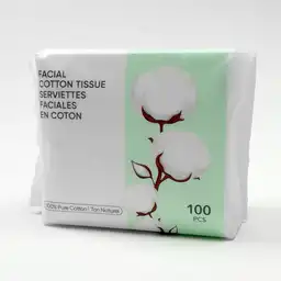 Miniso Toallita Facial Cuadradas de Algodón