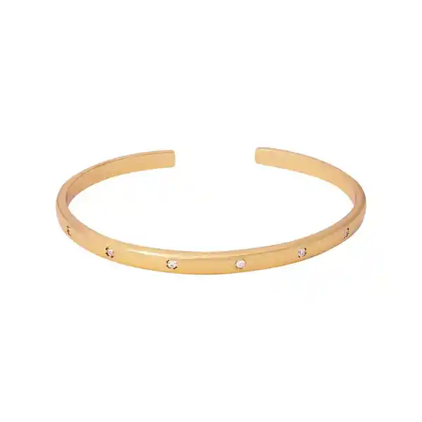 Boaz Pulsera Esclava Iris Bañada en Oro