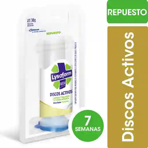 Discos Adhesivos para Inodoro Pato Durazno Repuesto 38gr