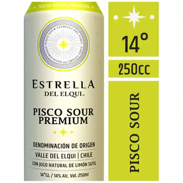 Pisco Sour Estrella Del Elqui 14 G