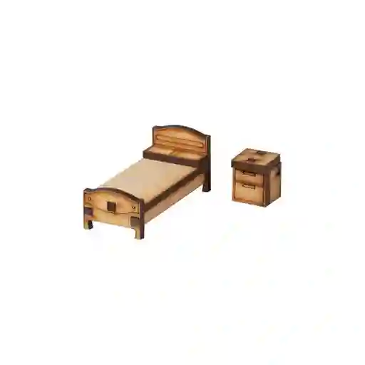 Maqueta Set Mueble Dormitorio