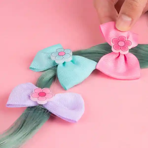 Set Broches Para Cabello Forma de Moño Miniso