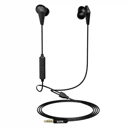 Sleve Audífonos Bluetooth in Ear Epic Wired Black