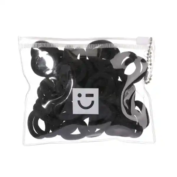 Set Ligas Para Cabello Negro Miniso