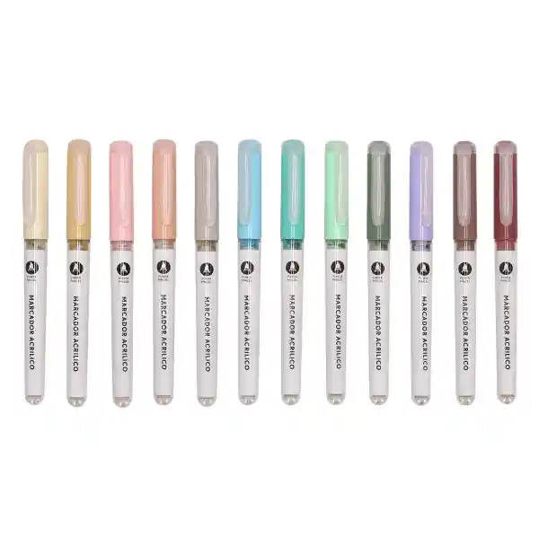 Set Marcador Acrílicos Punta Pincel Casaideas