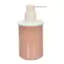 Dispensador de Jabón de Cerámica Rosa 7.8 x 16 cm