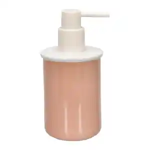 Dispensador de Jabón de Cerámica Rosa 7.8 x 16 cm