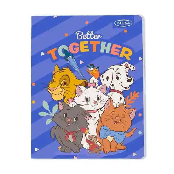 Artel Cuaderno College 80 Hojas Clásicos Disney