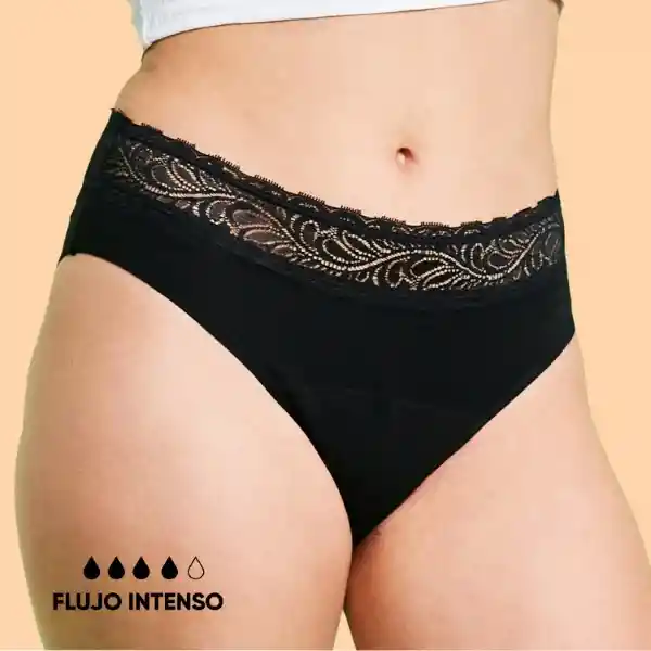 Bloody Green Calzón Menstrual High Waist Flujo Intenso Talla M