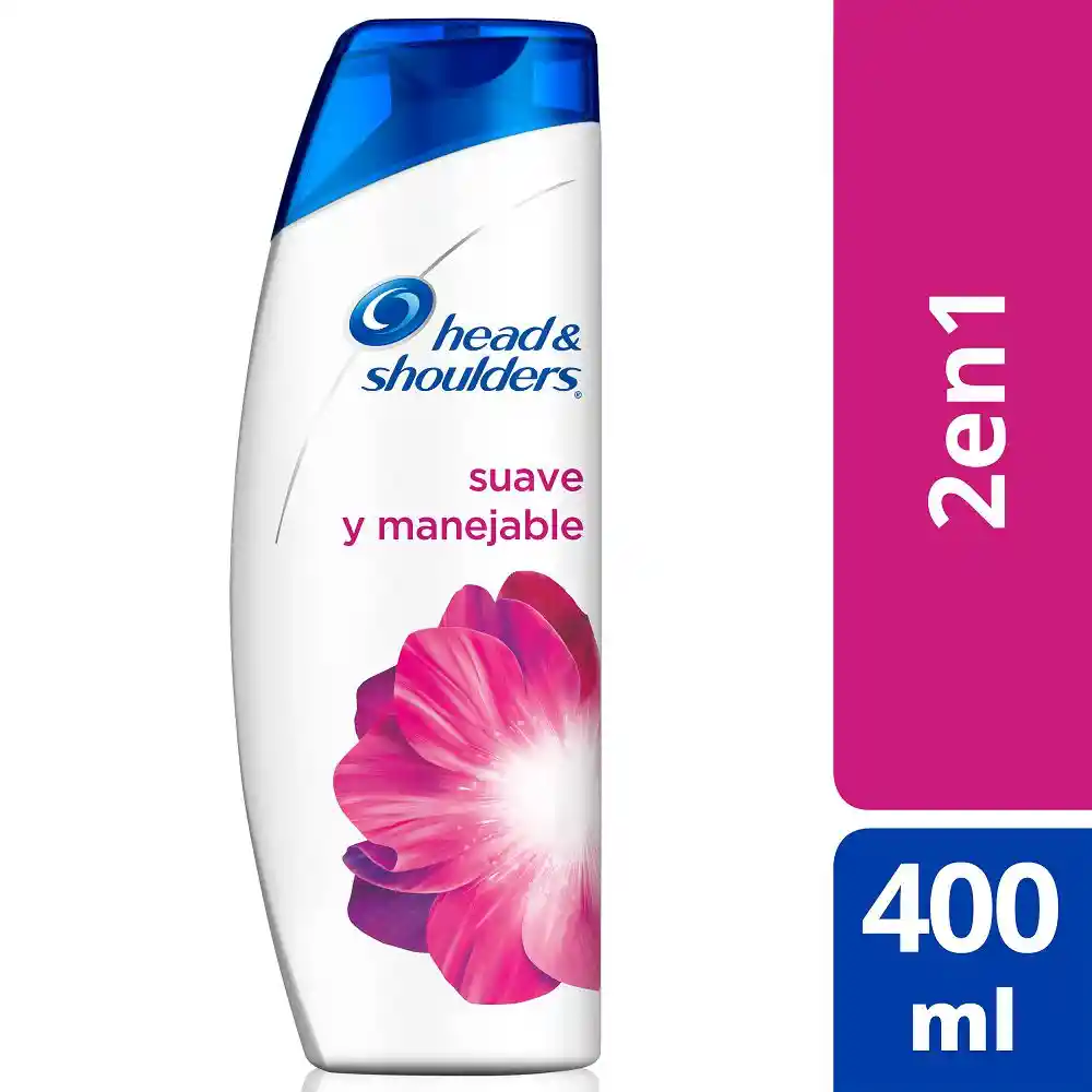 Head & Shoulders Shampoo 2 en 1 Suave y Manejable