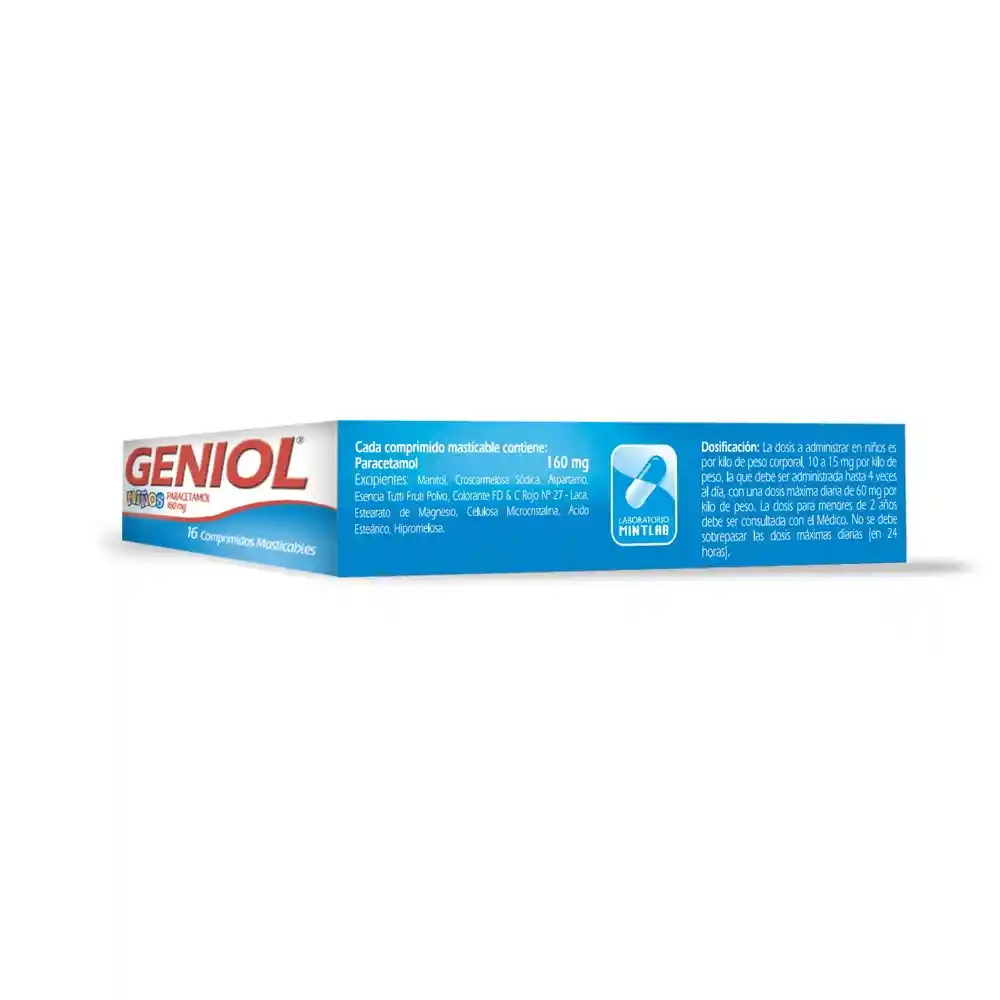 Paracetamol Geniolninos 160 Mg