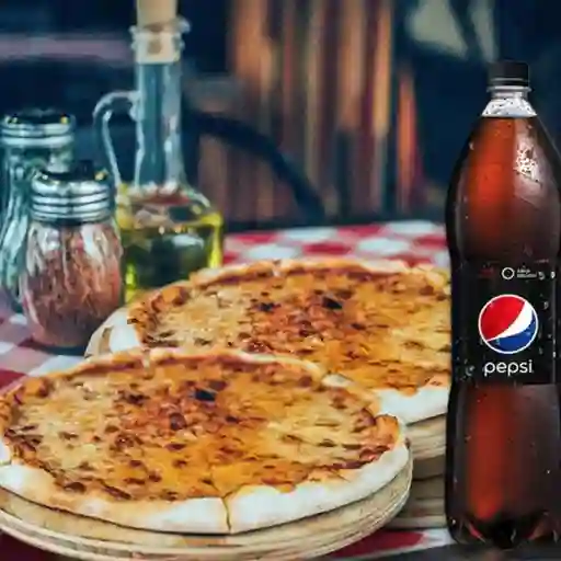 2x Pizzas Tradicional más Bebida 1.5 l