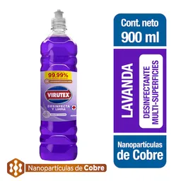 Virutex Limpiador y Desinfectante Aroma Lavanda 900 mL