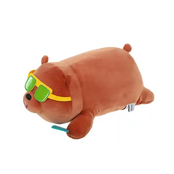 Miniso Peluche Pardo Con Lentes Café