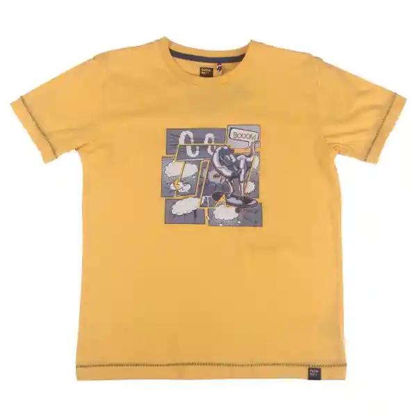 Polera Niño Amarillo Pillin 8 a