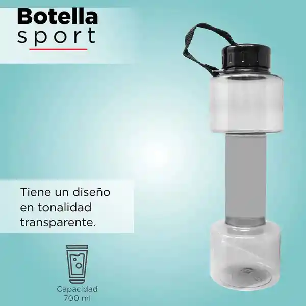 Botella de Agua en Forma de Pesa Miniso