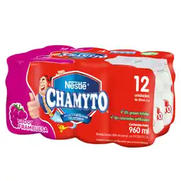 Chamyto Bebida Láctea con Probióticos Sabor a Frambuesa