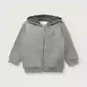 Polerón de Niño Esencial Gris Talla 6M Opaline