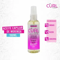 Curl Company Aceite Nutritivo Sin Silicona Moringa Oil