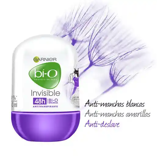 Garnier-Bi-O Desodorante Invisible Roll On