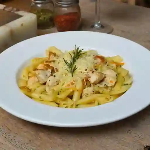 Pasta al cognac