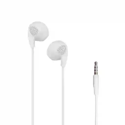 Miniso Audífonos De Cable Clásico - Blanco - 1.2 M