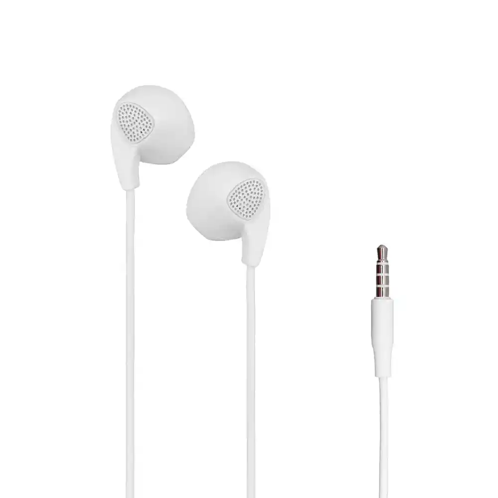 Miniso Audífonos De Cable Clásico - Blanco - 1.2 M