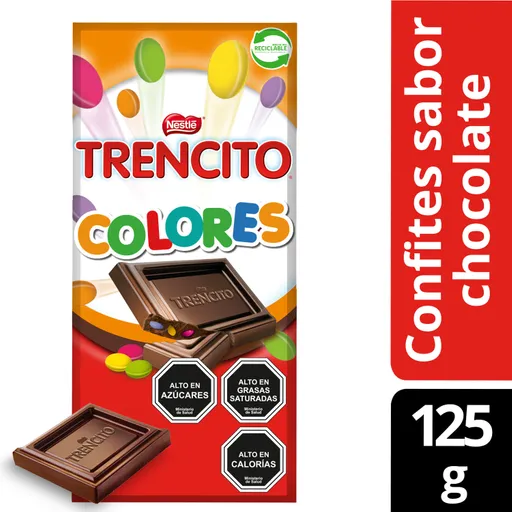 Trencito Colores Confites Sabor a Chocolate 