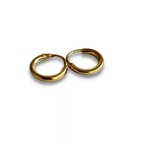 Aros Argolla Gold 8 mm Goia